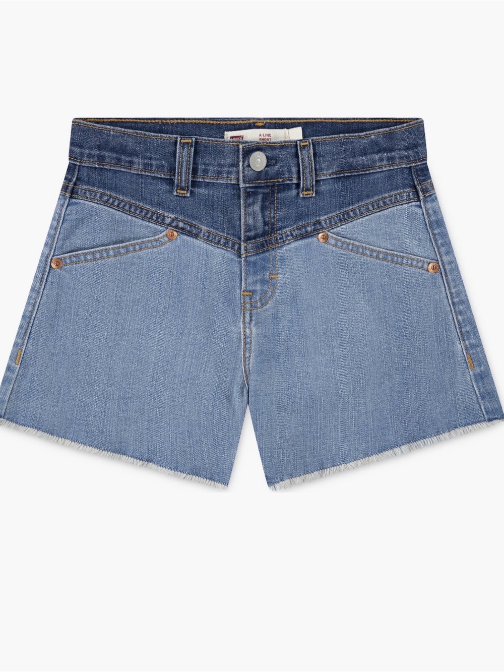 Levi's Big Girls Western A-Line Shorts. Size 10 (kids)